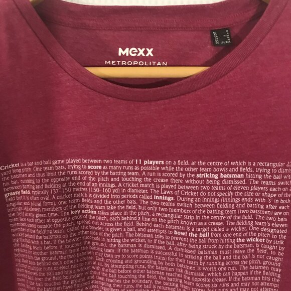 Men’s Mex Metropolitan T‑Shirt – Size M, Cotton Blend - Picture 3 of 5